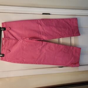 Ann Taylor Melon Colored Ankle Pants